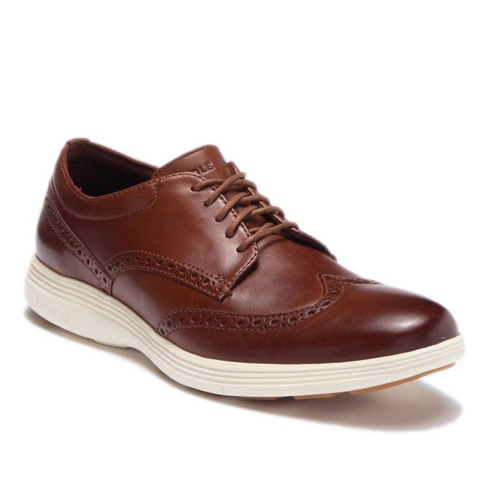 Cole Haan Grand Tour Wingtip Derby Brown Size 9.5